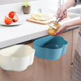 thumbnail image 4 of Bote de basura montado en la pared de cocina con forma de nube pequeña para baño, cocina, coche, bote de basura pegajoso (1 pieza, blanco) oso de fresa Electrónica, 4 of 5