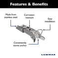 thumbnail image 3 of Lewmar  66840007; Bow R0Ller Pivot F/Fluke-35#, 3 of 4
