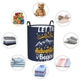 thumbnail image 6 of Kll Let The Adventure Begins Waterproof Foldable Laundry Hamper Bucket With Handles For Storage Bin,Kids Room,Home Organizer (Small), 6 of 8