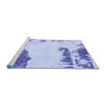 thumbnail image 2 of Ahgly Company Machine Washable Indoor Rectangle Abstract Blue Modern Area Rugs, 7' x 10', 2 of 4