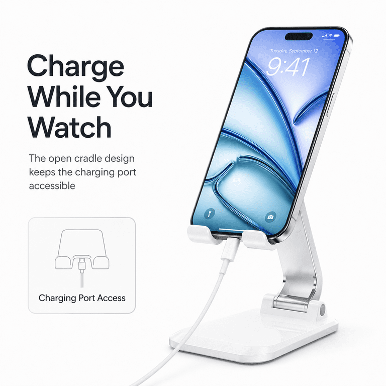 Adjustable Tablet and Phone Stand for Desk photo 7