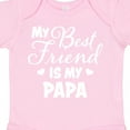 thumbnail image 4 of Inktastic My Best Friend is My Papa with Hearts Boys or Girls Baby Bodysuit, 4 of 5