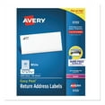 thumbnail image 2 of Avery Easy Peel - Permanent adhesive - white - 0.66 in x 1.75 in 6000 label(s) (100 sheet(s) x 60) return address labels, 2 of 3