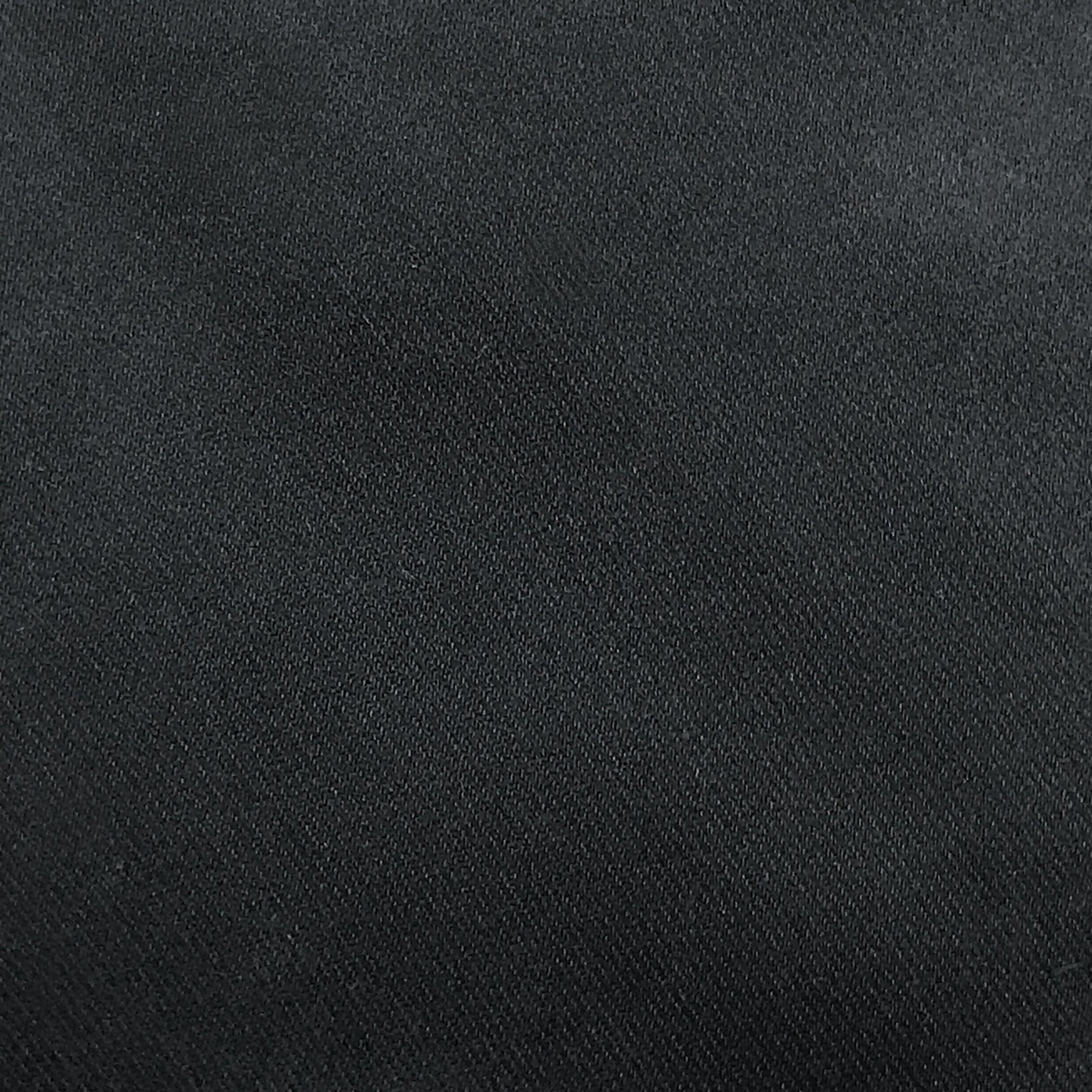 Sun Zero Nolan Energy Saving Blackout Rod Pocket Curtain Panel, 40"X84", Black (Single Panel)