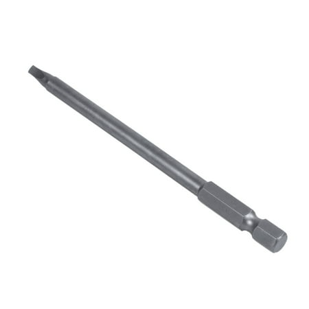 

1/4 inch Hex 6mm Dia Shaft 100mm Long Screwdriver Bit Gray