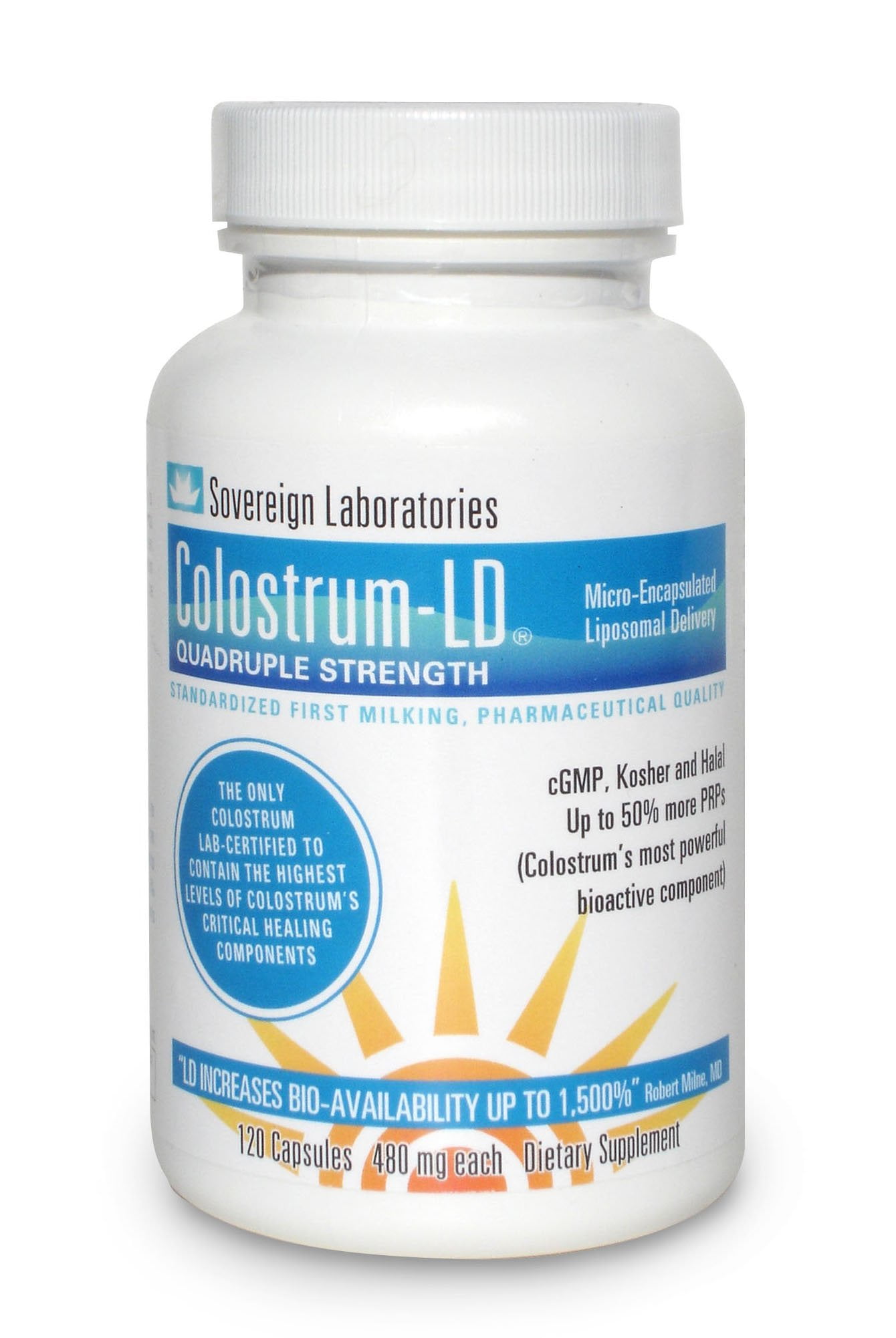Colostrum-LD 480 mg Capsules with Proprietary Liposomal Delivery (LD