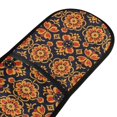 thumbnail image 2 of Dailycode Double Sided Oven Mitt with Loop Heat Resistant Kitchen Long Potholders 7" x 35" Folk Art Flowers, 2 of 6