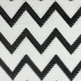 thumbnail image 4 of Northlight 4' x 6' Black and White Chevron Rectangular Outdoor Area Rug, 4 of 4
