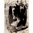 thumbnail image 2 of Magnus Enckell 15x18 Black Ornate Wood Framed Double Matted Museum Art Print Titled - Sketch (1907 - 1908), 2 of 5