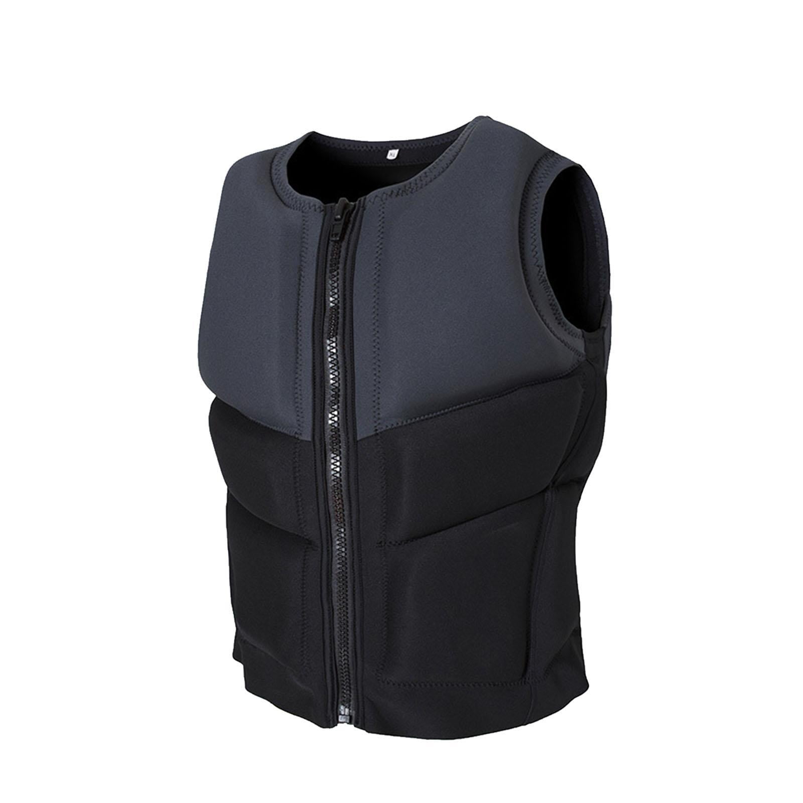 DimyFew Life Vest Waistcoat Compact Portable Multipurpose Boating Vest Water Sports Vest L