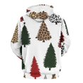 thumbnail image 3 of Christmas Tree Men's Women Vintage 3D Hooded Sweatshirt - All-Season Loose Fit Streetwear, 3 of 6