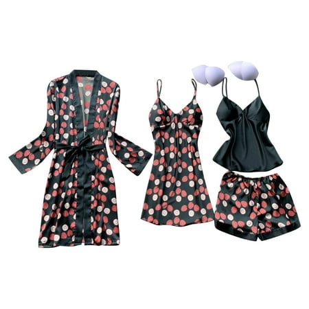 ICHUANYI Women s Fashion Lingerie Silk Lace Robe Dress Nightdress Nightgown Sleepwear New Trending 2024