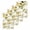Brown, variant on Green Blue Leaves Kitchen Dish Towels for Drying Dishes Set of 2, Summer Botanical Farmhouse Watercolor Leaf Waffle Weave Microfiber Hand Tea Bathroom Towels Quick Dry & Absorbent Towel 15.7x23.6