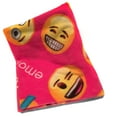 thumbnail image 2 of Fleece Blanket Emoji Faces Pink, 2 of 4