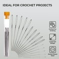 thumbnail image 2 of Large Eye Blunt Needles 15pcs Yarn Knitting Needles Sewing Big Eye Darning Needles Wool, 2 of 3