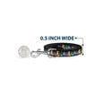 thumbnail image 4 of Buckle-Down Pet Leash, Dog Leash, Piano Keys Rainbow, 4 Feet Long 1.0 Inch Wide, 4 of 6