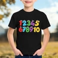 thumbnail image 2 of WAYUTE Number Graphic Tees for Boys Soft Short Sleeve Blend Shirts for Kids Playwear Lightweight Casual Outdoor, 2 of 4