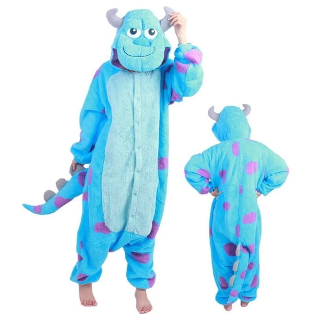 Pijama de Kigurumi de animales para hombre y mujer, ropa de dormir de dibujos animados, mono de monstruo XXL, disfraz de fiesta de Halloween