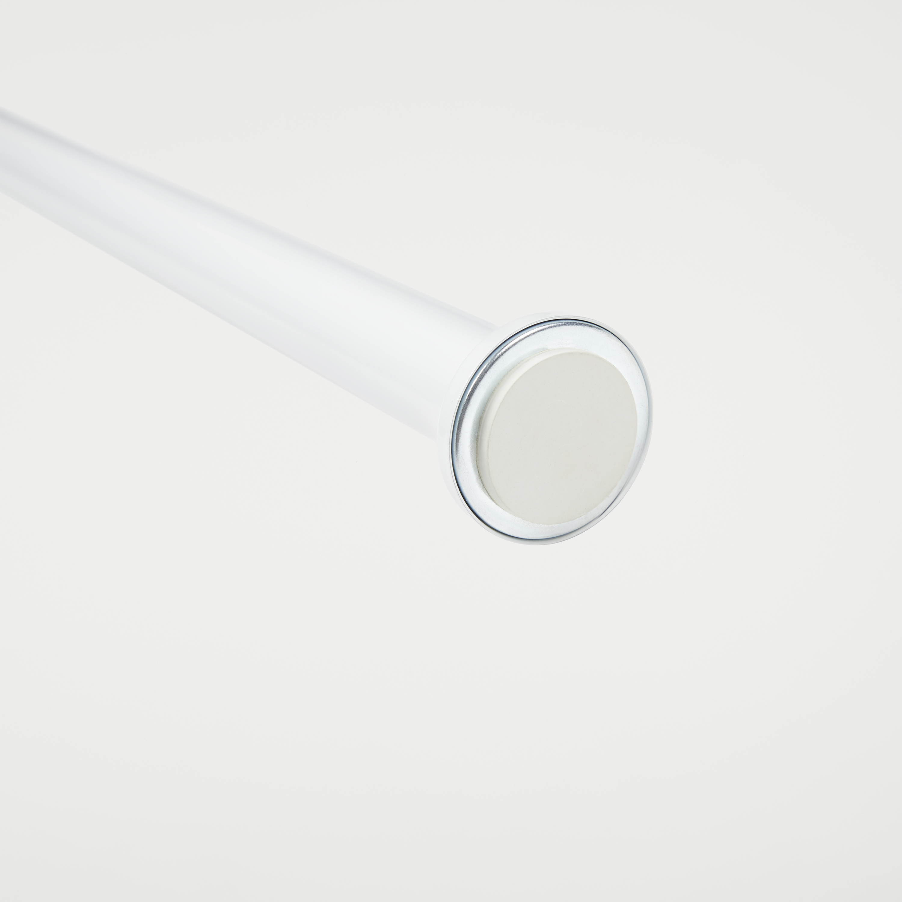 Exclusive Home Tension Rod, White, Adjustable 24"-40"