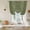 Green, variant on Japanese Balloon Curtains for Windows, Bedroom Curtains 54 Inch Length, Beige Farmhouse Retro Floral Leaf Pattern Tie Up Curtains Panels Thermal Insulated Bathroom Curtains Window 42"x54"