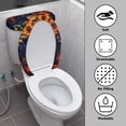 thumbnail image 4 of HELLHERO Owl Maple Leaf Toilet Seat Covers Set & 2 Pcs Set Toilet Lid Cover and Toilet Tank Lid Cover & Elastic Edge for Bathroom Home, 4 of 8