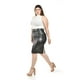 thumbnail image 2 of Falda de gamuza con brillo Roman Fashion /Tallas Extras, 4027 (Negro) negro 42, 2 of 5