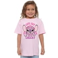 thumbnail image 1 of Lilo & Stitch Girls Cute But Cheeky Angel Rainbow T-Shirt, 1 of 6
