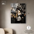 thumbnail image 5 of Butterfly Golden Goddess Framed High-Gloss Acrylic Glass Wall Art Fashion Glam by Art Remedy, Silver Frame, 36 x 45, 5 of 7