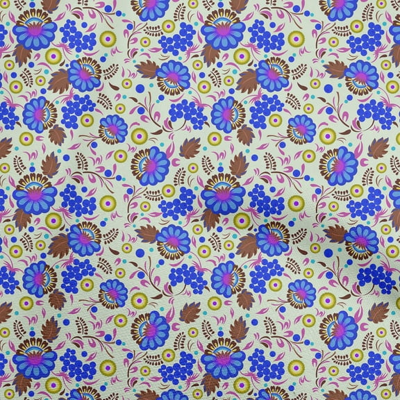 oneOone Cotton Cambric Mint Green Fabric Asian Suzani Sewing Craft Projects Fabric Prints By Yard 42 Inch Wide