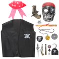 thumbnail image 1 of 16 Pcs Pirate Party Props Party Decorations Pirate Prop Costume Set Cosplay Prop16PCS, 1 of 3
