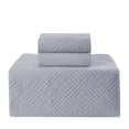 thumbnail image 2 of Clara Clark Kids Quilt Set (3pc) Ellipse Weave, Grey, 2 of 5