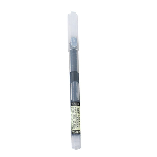Pisexur Batería de cocina Bolígrafo roller de tinta líquida de secado rápido, bolígrafo negro de gel, bolígrafo de papelería para estudiantes, bolígrafo de carbono de para la cocina del hogar