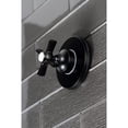 thumbnail image 3 of Kingston Brass KS3030ZX 3-Way Diverter Valve with Trim Kit, Matte Black, 3 of 5