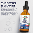 KAL B6 B12 Folic Acid DropIns Vitamin B Complex Drops 5MTHF for