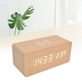 thumbnail image 1 of Reloj Despertador De Carga Inalámbrica Con Detección De Temperatura, Tres Configuraciones De Alarma Para Una Planificación De Vida Conveniente, Reloj Electrónico LED Estable Y, 1 of 7