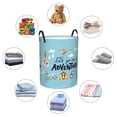 thumbnail image 6 of Daiia let'S Go On An Adventure Laundry Hamper With Handles Large Storage Basket/Toy Organizer/Dirty Clothes Collapsible Waterproof For College Dorms, Bedroom,Bathroom, 6 of 8