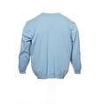 thumbnail image 4 of Club Room Mens Heather Cotton Crew Neck Sweater (4XLarge Tall, Parisian Blue), 4 of 5
