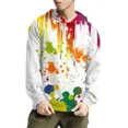 thumbnail image 5 of Sudadera con capucha para hombre lindejuan nueva sudadera con capucha estampado arte grafiti 3D moda urbana hip hop gran tamaño, 5 of 5