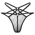 thumbnail image 5 of Cow Print&nbsp;black White Open Type Women's Panties Crotch Opening G-strings Thongs Lingeries Underwear, 5 of 7