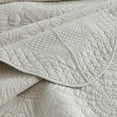 thumbnail image 6 of MarCielo 3-Piece Elegant Beige Coverlet Sets, King, 6 of 7