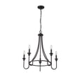 thumbnail image 4 of Millennium Lighting  Artemis 5/6 Chandelier Ceiling Light Matte Black - 5, 4 of 6