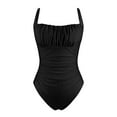 thumbnail image 4 of adviicd Bathing Suit Women One Piece Womens Swimsuits One Piece Swimsuit Women Tummy Control Bathing Suit for Women (Black,L), 4 of 5
