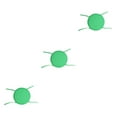 thumbnail image 3 of Justharion Coussin Doux et Confortable pour Chaises - Coussin de Siège Rond avec Attaches Large Application Vert 3Set, 3 of 6