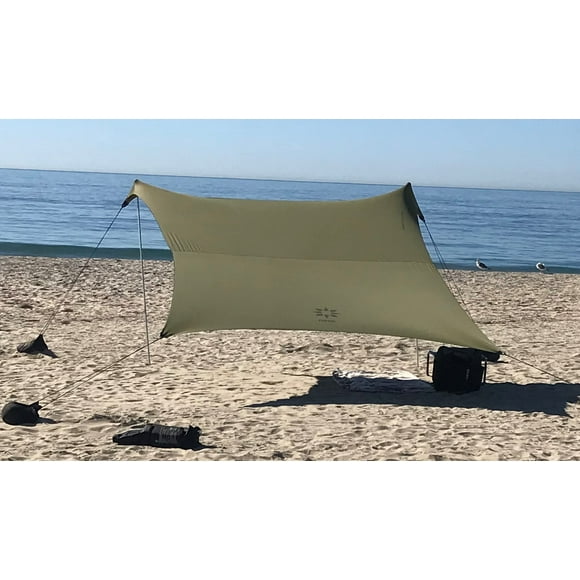 Sombrilla portátil Neso Tent, 213 x 213 cm, color verde militar