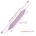 thumbnail image 5 of Osdhezcn Crochet Flower Lace Knit Hairband Knitting Hairband for Women Bandanas Comfortable For Daily Outfits, 5 of 8