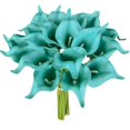 thumbnail image 1 of Flores artificiales Mandy's PU, color verde azulado, 20 tallos, 35 cm, 1 of 9