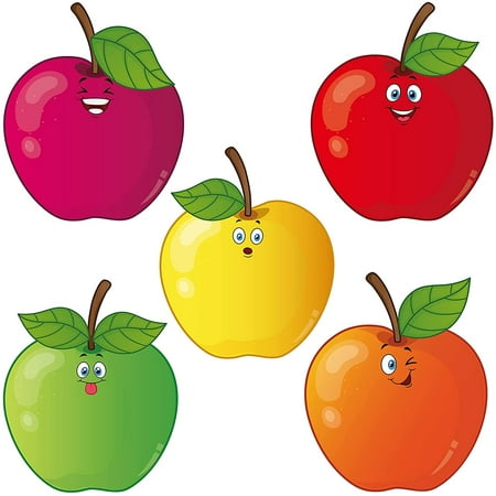 45 Pieces Colorful Fruits Cut-Outs, Fruit Accents Paper Cutouts Fruit ...