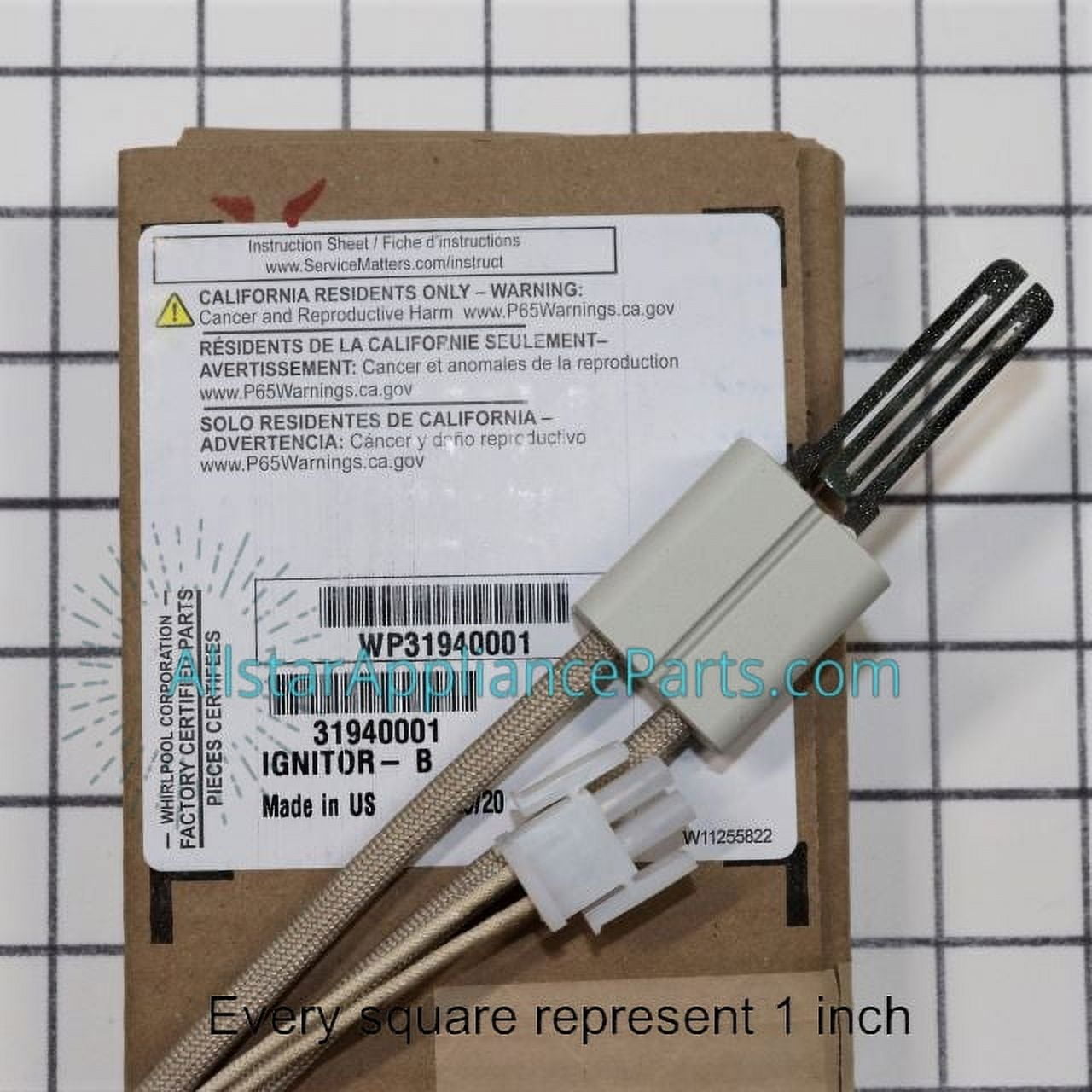 DG94-00520A Gas Range Oven Igniter Fits For Samsung Gas - View #5