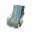 thumbnail image 4 of Dragonfly Soft Flannel Fleece Throw Blanket, Kids Playroom Children Floral Girls Daisy Blooms Under Cloudy Sky Cartoon, Cozy Plush for Indoor and Outdoor Use, 50" x 70", Sky Blue White, by Ambesonne, 4 of 6