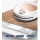 thumbnail image 3 of Aspiradora robot con control por aplicación Bluetooth, 3000 hMa, barredora táctil inteligente, limpieza de pisos para el hogar, aspiradora en seco y húmedo, color plateado, 3 of 5